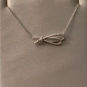 Sterling silver and cubic zirconia necklace NWOT